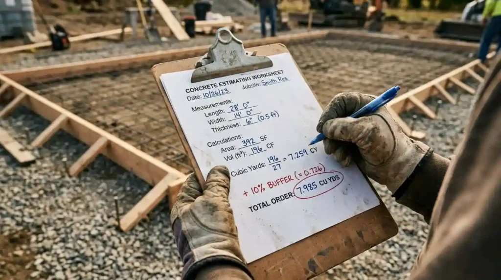 Concrete Estimating Tips