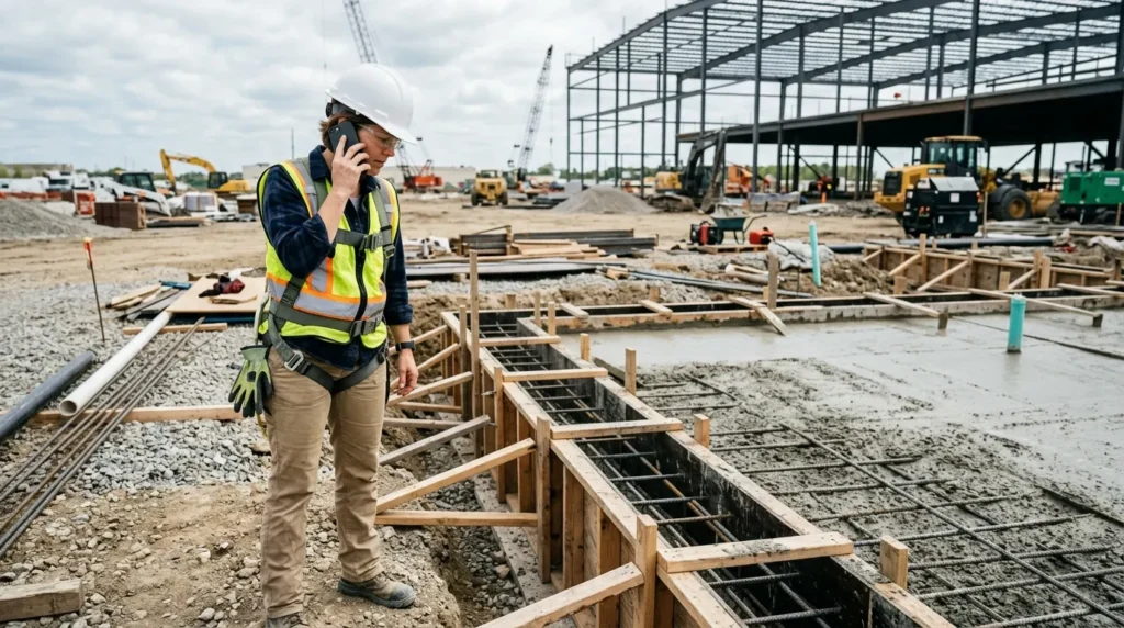 concrete forms and subgrade