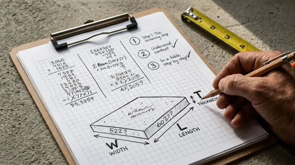 Common Concrete Yardage Calculation Mistakes