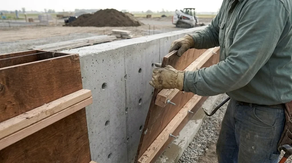 Concrete Form Stripping