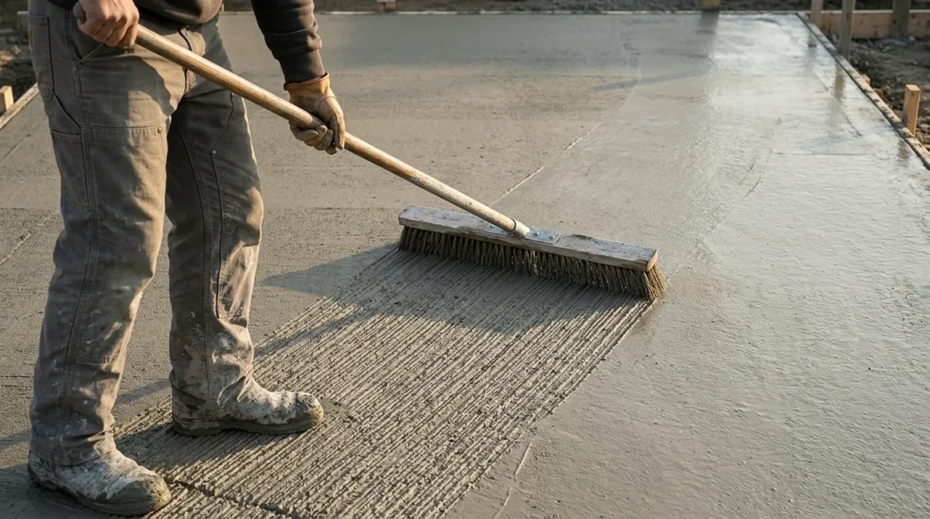 broom finish