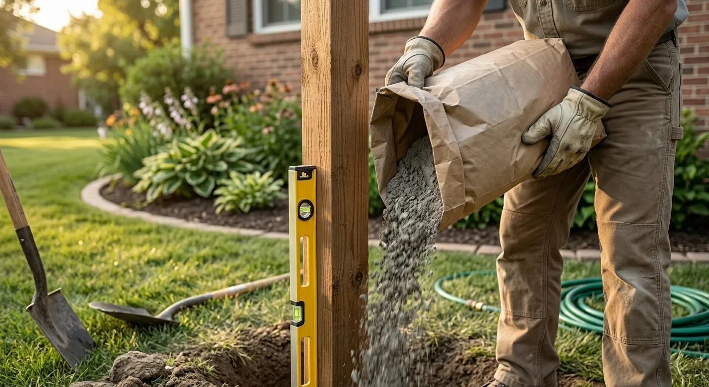 Concrete for Fence Posts