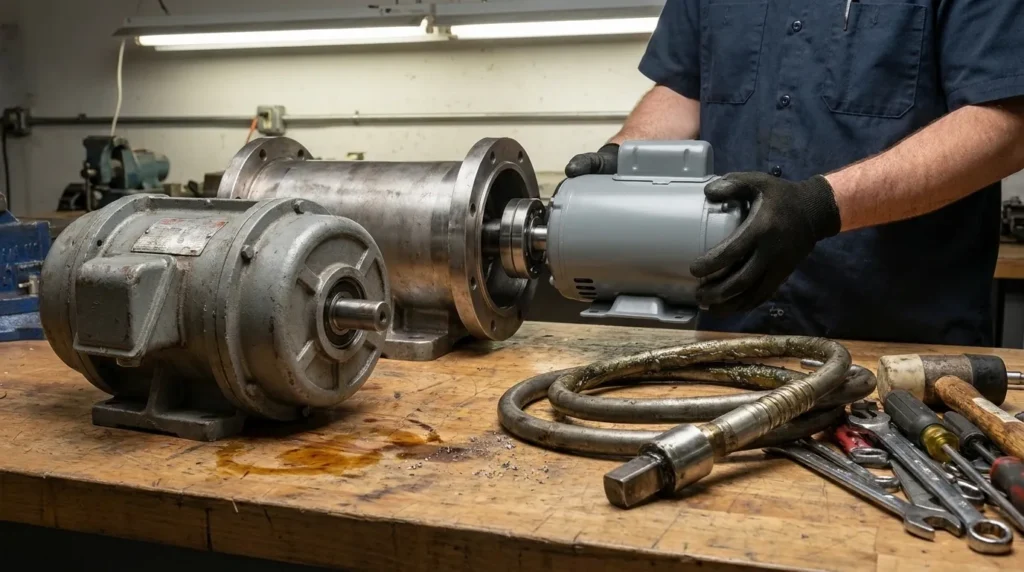 Concrete Vibration Motor Replacement Guide