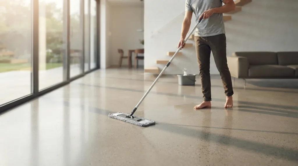 Clean Concrete Floors
