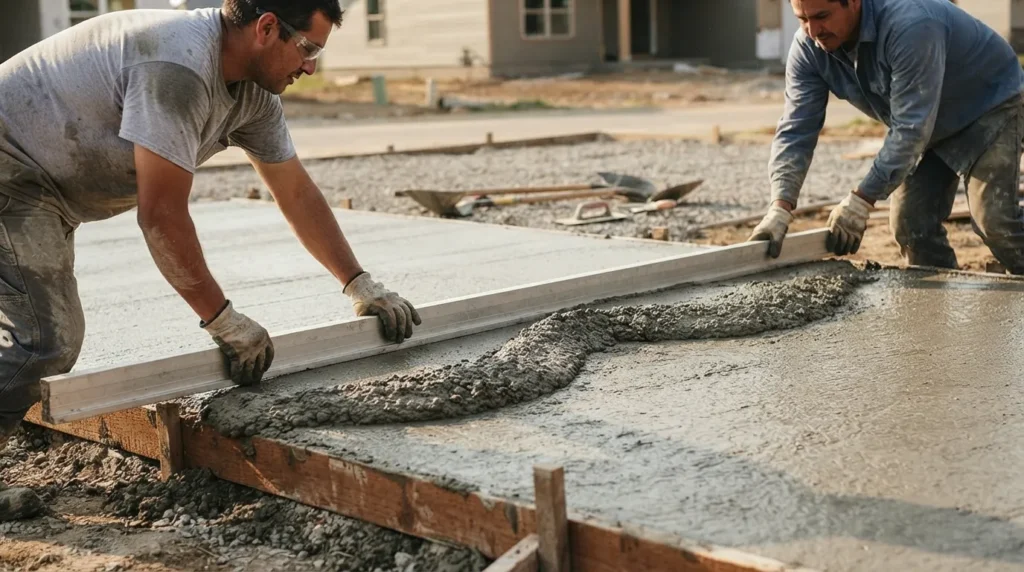 Screed First, Float Second